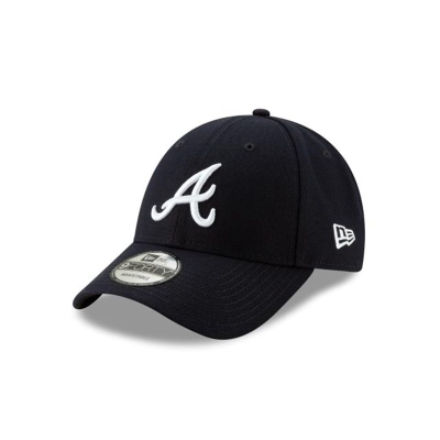 Blue Atlanta Braves Hat - New Era MLB The League 9FORTY Adjustable Caps USA6204738